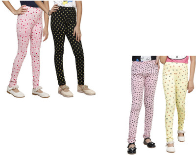 IndiWeaves Indi Legging For Girls(Multicolor Pack of 4)