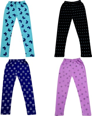 Tik Tok WEARS Indi Legging For Girls(Multicolor Pack of 4)