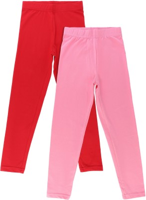 BodyCare Indi Legging For Girls(Pink Pack of 2)