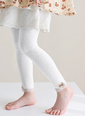 SYGA Indi Legging For Girls(White Pack of 1)