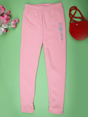 V-MART Legging For Girls(Pink Pack of 1)