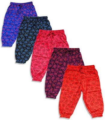 FAZZA Capri For Girls Casual Printed Pure Cotton(Multicolor Pack of 5)