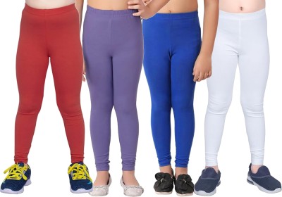 Tik Tok WEARS Indi Legging For Girls(Multicolor Pack of 4)