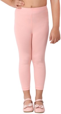 one sky Legging For Girls(Pink Pack of 1)