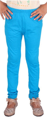 Diaz Fashion Legging For Baby Girls(Light Blue Pack of 1)
