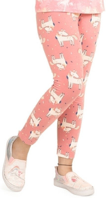 Ariel Legging For Girls(Orange Pack of 1)