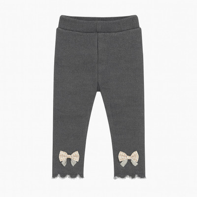 BABY SPARSH Indi Legging For Baby Girls(Grey Pack of 1)