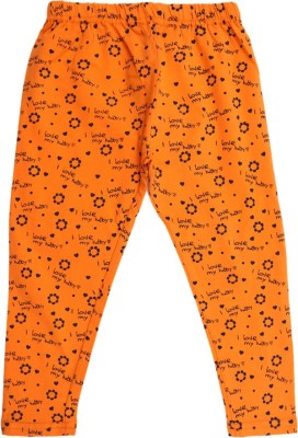 V-MART Legging For Girls(Orange Pack of 1)