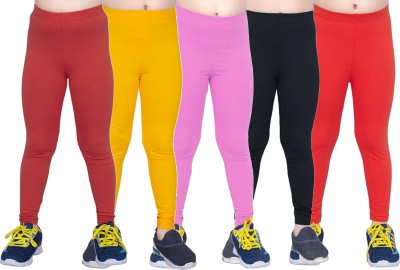 Tik Tok WEARS Indi Legging For Girls(Multicolor Pack of 5)