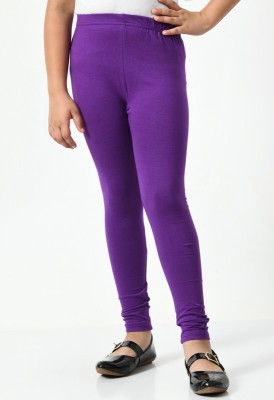 IndiWeaves Indi Legging For Girls(Purple Pack of 1)