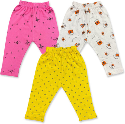 Diaz Fashion Indi Legging For Baby Girls(Multicolor Pack of 3)