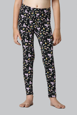 VAN HEUSEN Indi Legging For Girls(Black Pack of 1)