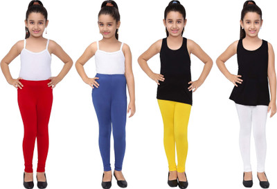 Indi Legging For Girls(Multicolor Pack of 4)