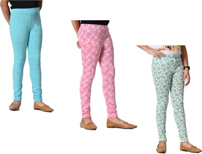 IndiWeaves Indi Legging For Girls(Multicolor Pack of 3)