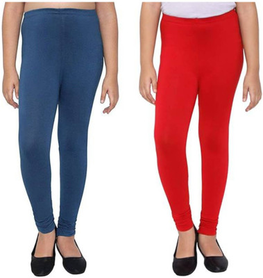 Padmakshi Indi Legging For Girls(Multicolor Pack of 2)