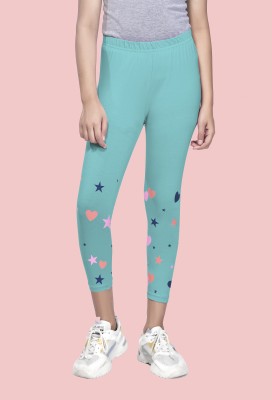 Zuniors-SSC Legging For Girls(Light Blue Pack of 1)