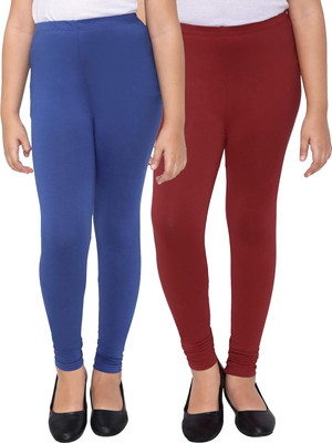 French Kleider Indi Legging For Girls(Multicolor Pack of 2)