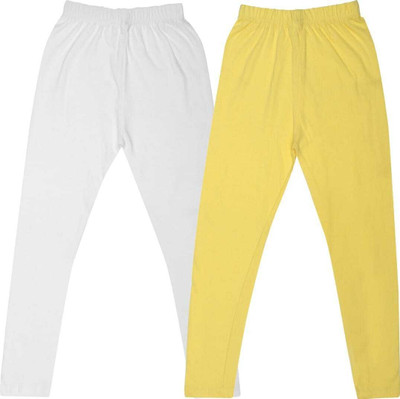 AJ Hossiery Legging For Girls(Multicolor Pack of 2)