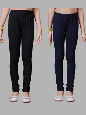 URBAN TRENDING Indi Legging For Girls(Black, Dark Blue Pack of 2)
