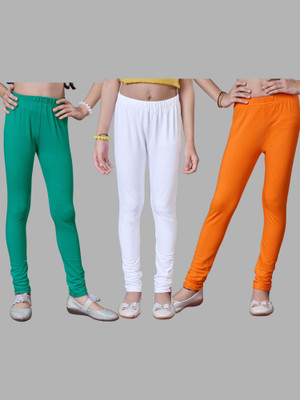 URBAN TRENDING Indi Legging For Girls(Multicolor Pack of 3)