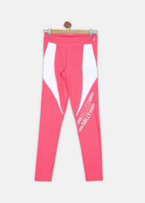 Allen Solly Legging For Girls(Pink Pack of 1)