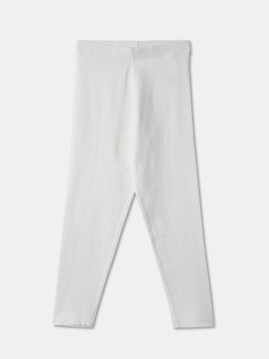 R&B Legging For Girls(White Pack of 1)