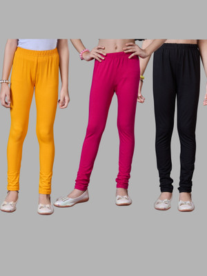 URBAN TRENDING Indi Legging For Girls(Multicolor Pack of 3)