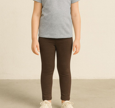 OSD Legging For Girls(Brown Pack of 1)
