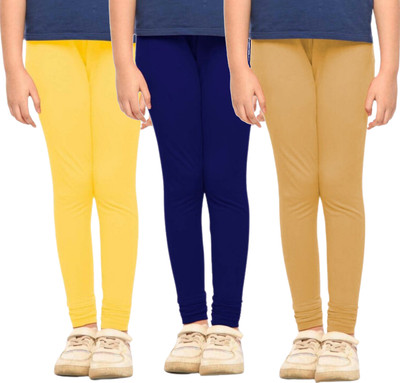 French Kleider Indi Legging For Girls(Multicolor Pack of 3)