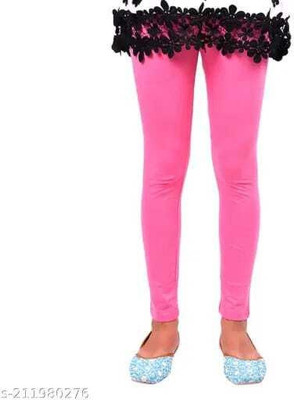 AJ Hossiery Legging For Girls(Pink Pack of 1)