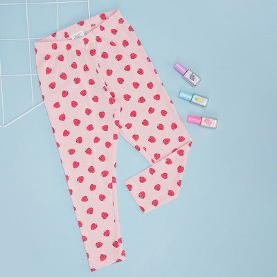 Pantaloons Junior Legging For Girls(Pink Pack of 1)