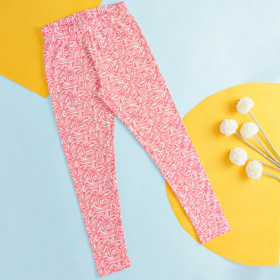Pantaloons Junior Legging For Girls(Pink Pack of 1)