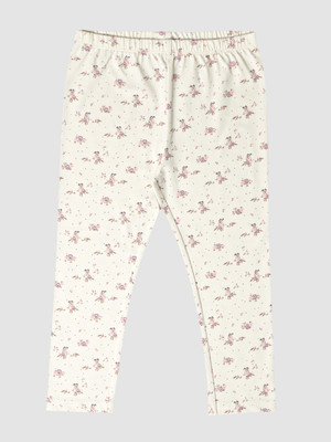 Charm n Cherish Indi Legging For Girls(White Pack of 1)