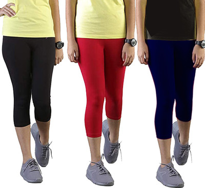 K M R Legging For Girls(Multicolor Pack of 4)