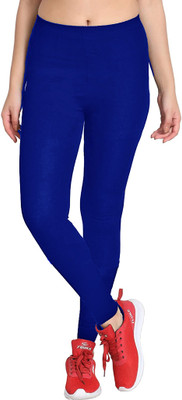 K M R Legging For Girls(Blue Pack of 1)