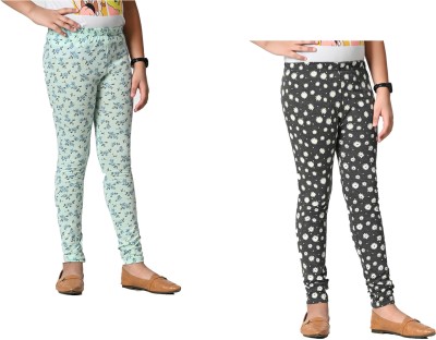 IndiWeaves Indi Legging For Girls(Multicolor Pack of 2)