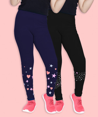 Zuniors-SSC Legging For Girls(Multicolor Pack of 2)