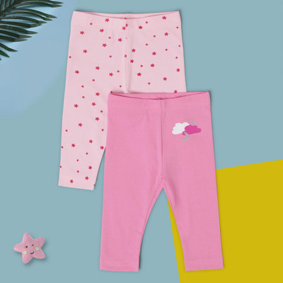 BabiesRus Legging For Baby Girls(Pink Pack of 2)