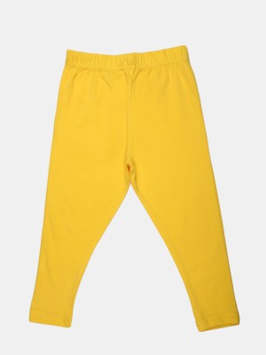 V-MART Indi Legging For Girls(Yellow Pack of 1)