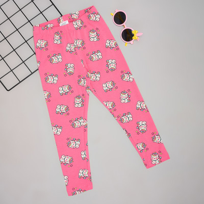 Pantaloons Junior Legging For Girls(Pink Pack of 1)