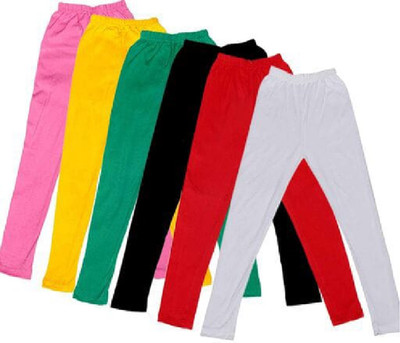IRCON Indi Legging For Girls(Multicolor Pack of 6)