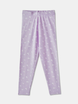 R&B Legging For Girls(Purple Pack of 1)
