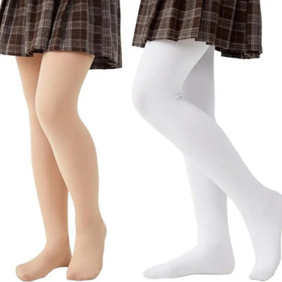 Lebami Indi Legging For Girls(Beige, White Pack of 1)