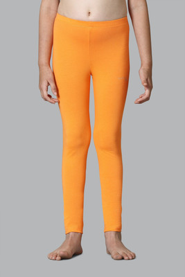 VAN HEUSEN Indi Legging For Girls(Yellow Pack of 1)