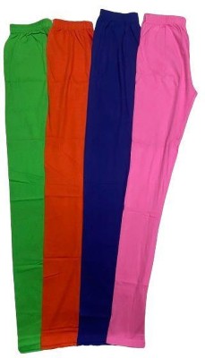 Fashion Galary Indi Legging For Girls(Multicolor Pack of 4)
