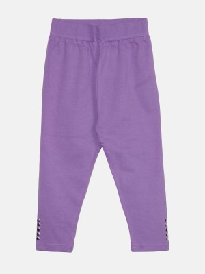 KiddoPanti Legging For Girls(Purple Pack of 1)