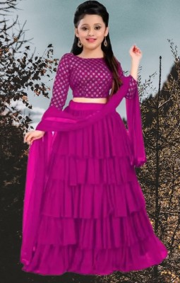 RUTSH CREATION Flared/A-line Gown(Purple)