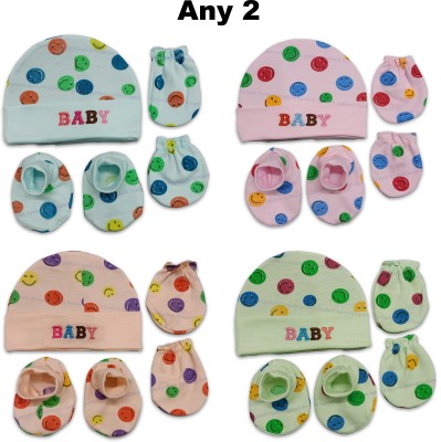Synlark Baby Boys & Baby Girls Casual Mitten Cap, Gloves, Mitten(Multicolor)