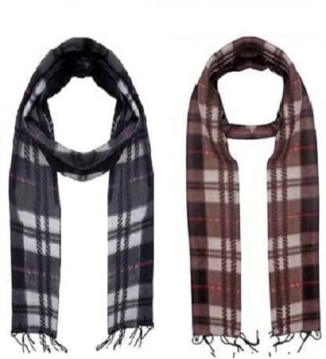 AANU Checkered Kids Muffler(Multicolor)