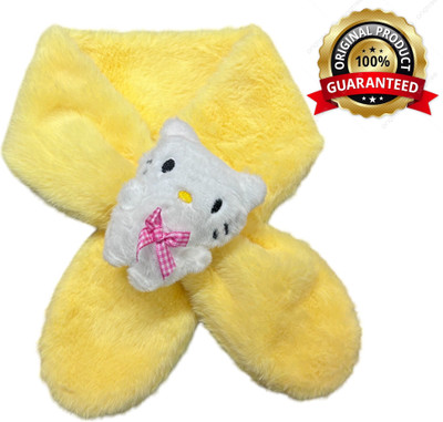 Moda Bay Solid Kids Muffler(Yellow)